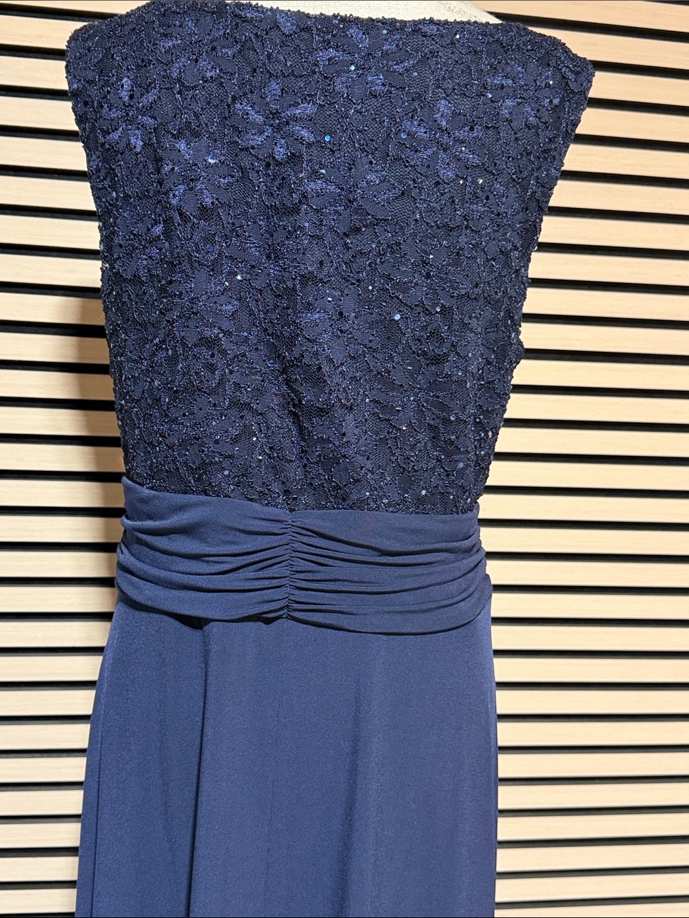 NWT Navy Blue Lace Dress Size 14 - Picture 8 of 12